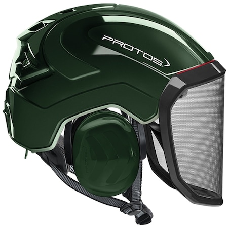 Pfanner Vented Safety Helmet, PROTOS, Olive 23701